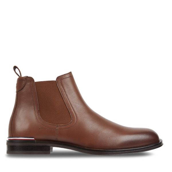 Tommy Hilfiger Chelsea cipele Tommy Hilfiger Core Rwb Hilfiger Lth Chelsea FM0FM04806 Winter Cognac GVI