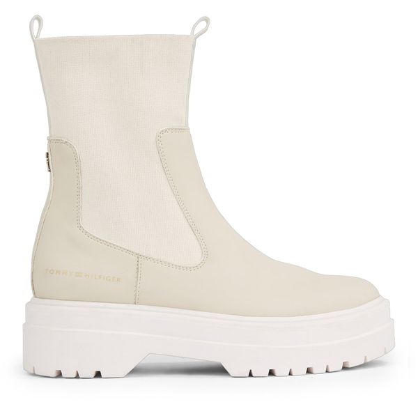 Tommy Hilfiger Chelsea cipele Tommy Hilfiger Feminine Seasonal FW0FW07226 Classic Beige ACI
