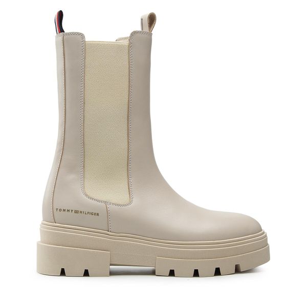 Tommy Hilfiger Chelsea cipele Tommy Hilfiger Monochromatic Chelsea Boot FW0FW06730 Classic Beige ACI