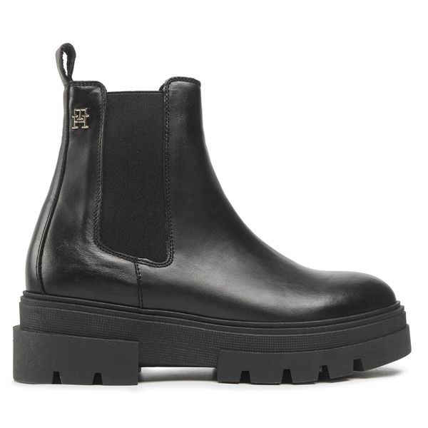 Tommy Hilfiger Chelsea cipele Tommy Hilfiger Monochromatic Chelsea Boot FW0FW06899 Black BDS