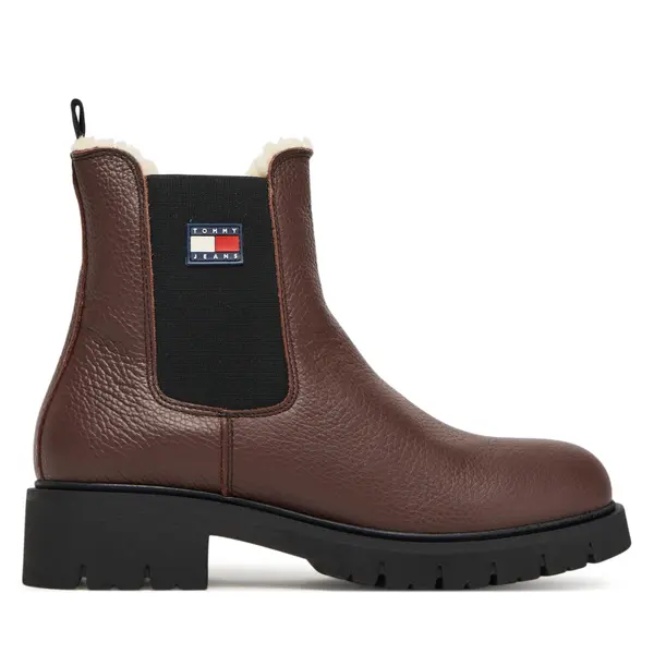 Tommy Jeans Chelsea cipele Tommy Jeans Tjw Chelsea Boot Wl EN0EN02826 Smeđa