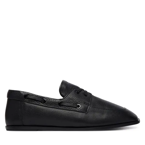 Calvin Klein Cipele Calvin Klein Ess Boatshoe Lth HW0HW03116 Crna