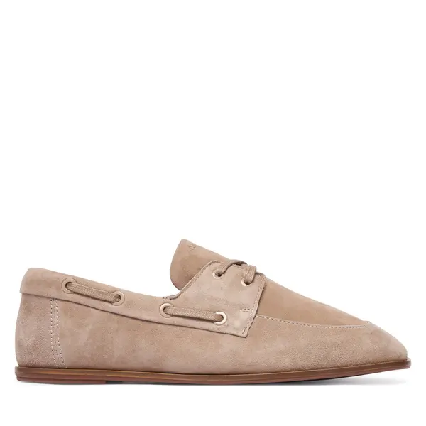 Calvin Klein Cipele Calvin Klein Ess Boatshoe Suede HW0HW03290 Siva