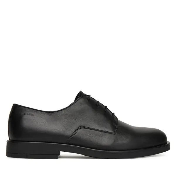 Calvin Klein Cipele Calvin Klein Flex Dress Derby 4Holes Lth HM0HM01895 Crna