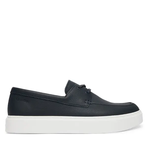 Calvin Klein Cipele Calvin Klein Hybrid Clean Boat Shoe Lth HM0HM02233 Tamnoplava