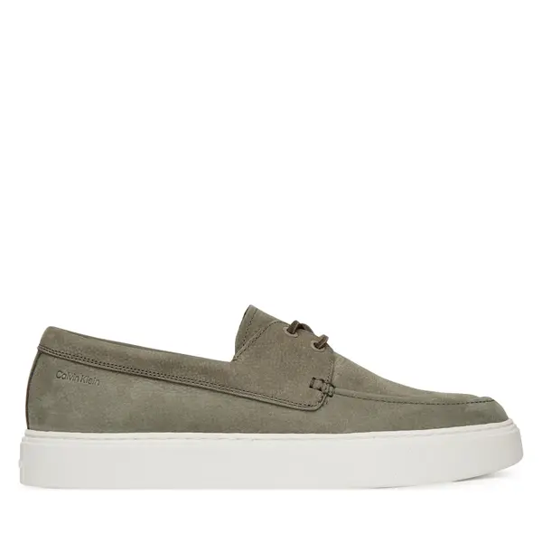 Calvin Klein Cipele Calvin Klein Hybrid Lace Up Boat Nu HM0HM01892 Siva