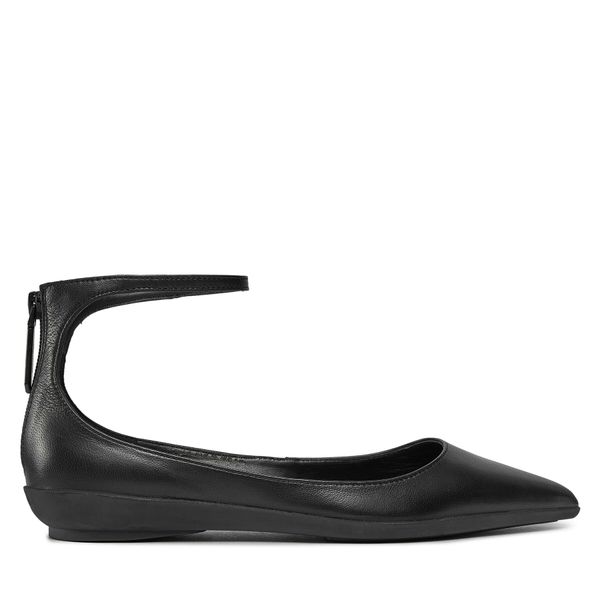 Calvin Klein Cipele Calvin Klein Wrapped Ankle Strap Ballerina HW0HW01840 Ck Black BEH