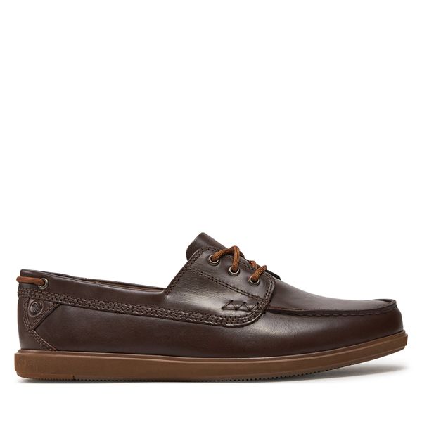 Clarks Cipele Clarks Bratton Boat 26176095 Dark Brown Lea