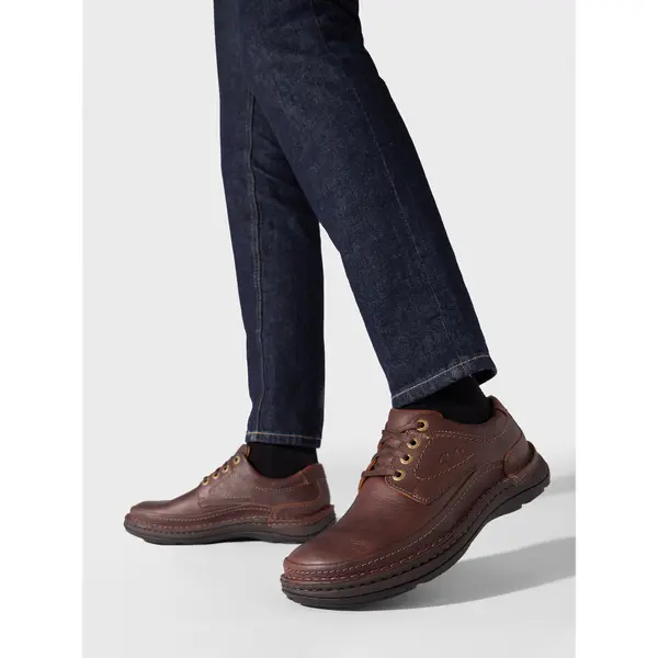 Clarks Cipele Clarks Nature Three 203390057 Smeđa