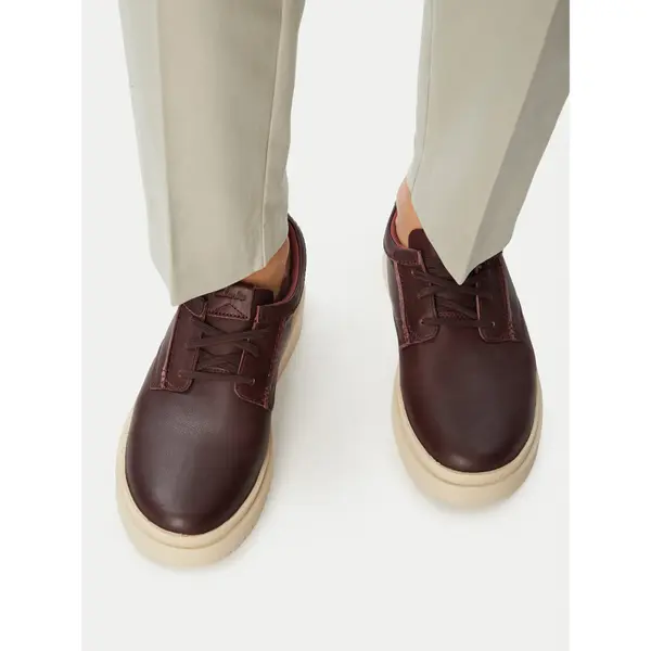Clarks Cipele Clarks Polden Lace 26184960 Smeđa