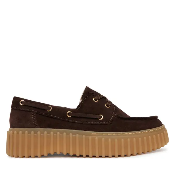 Clarks Cipele Clarks Torhill Boat 26186647 Smeđa