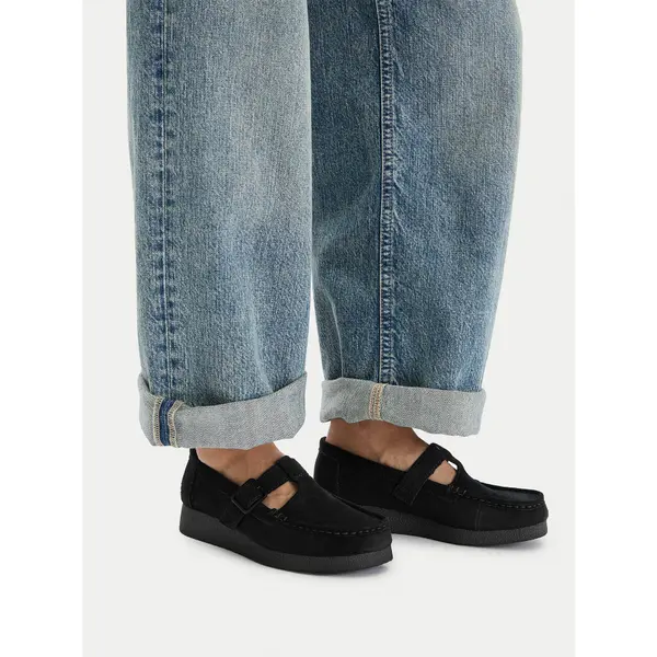 Clarks Cipele Clarks WallabeeEVOBar 26183153 Crna