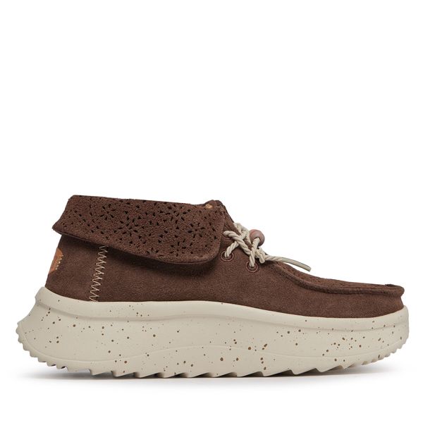 Hey Dude Cipele Hey Dude Wendy Peak Fold Boot Suede 40256-204 Cocoa