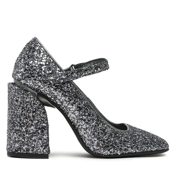 Pinko Cipele Pinko Claudie Mary Jane PE 23 BLKS1 100862 A0O4 Gun Metal ZZI