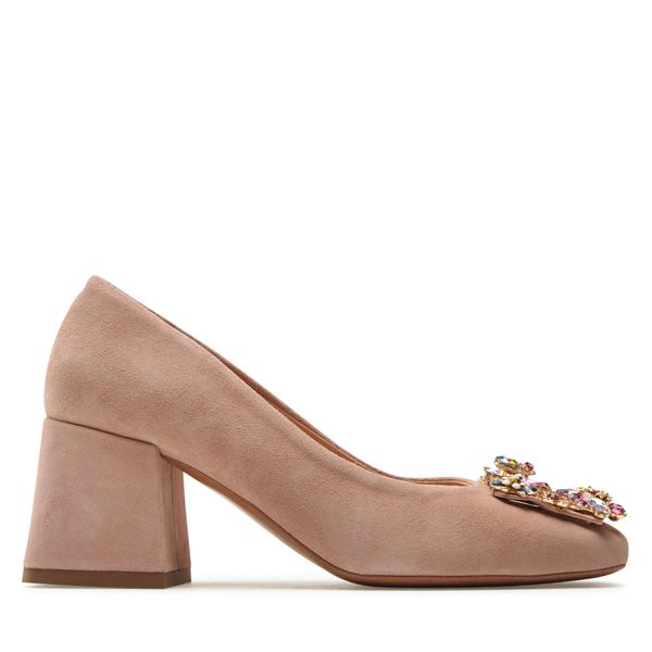 R.Polański Cipele R.Polański 1623 Beżowy Zamsz