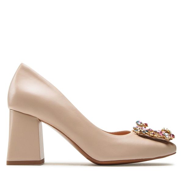 R.Polański Cipele R.Polański 1624 Beżowy Polina 266 Lico