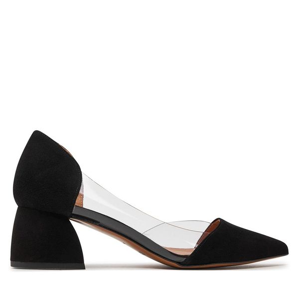 R.Polański Cipele R.Polański 1838 Czarny Zamsz