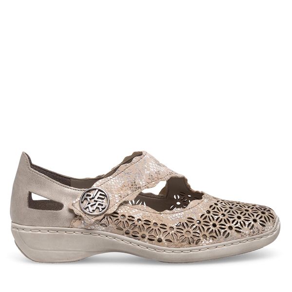 Rieker Cipele Rieker 413G4-90 Zlatna