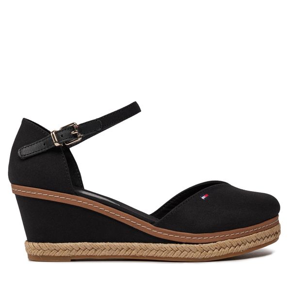 Tommy Hilfiger Cipele Tommy Hilfiger Basic Close Toe Mid Wedge FW0FW04787 Black BDS