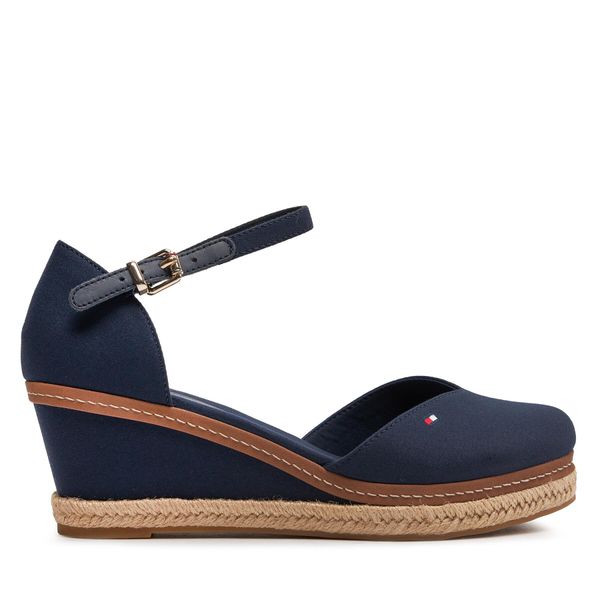 Tommy Hilfiger Cipele Tommy Hilfiger Basic Closed Toe Mid Wedge FW0FW04787 Space Blue DW6