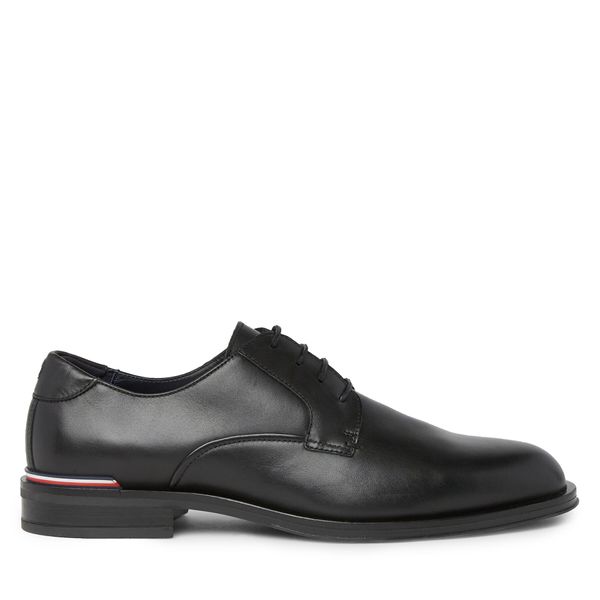 Tommy Hilfiger Cipele Tommy Hilfiger Core Rwb Hilfiger Lth Shoe FM0FM04867 Black BDS
