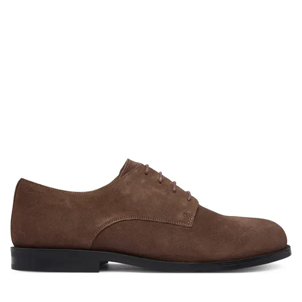 Tommy Hilfiger Cipele Tommy Hilfiger Ess Rubber Derby Su HM0HM02269 Tamno smeđa