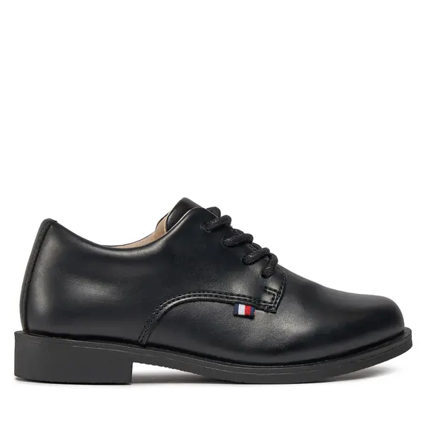Tommy Hilfiger Cipele Tommy Hilfiger Low Cut Lace Up Shoe T3B4-33174-1355 Crna