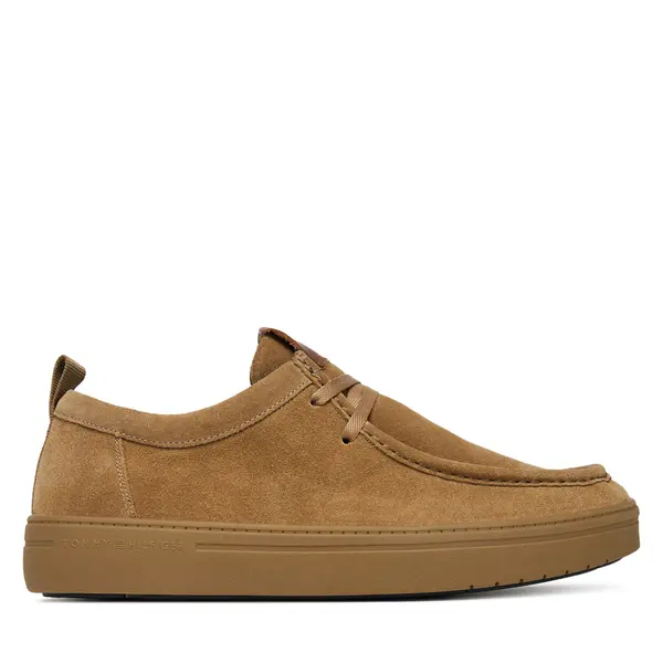 Tommy Hilfiger Cipele Tommy Hilfiger Modern Light Suede Moc Toe Shoe FM0FM05501 Smeđa