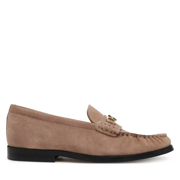 Tommy Hilfiger Cipele Tommy Hilfiger Soft Suede Horsebit Loafer FW0FW08649 Bež