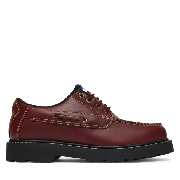 Tommy Jeans Cipele Tommy Jeans Archive '01 Boat Shoe Leather EM0EM01651 Smeđa