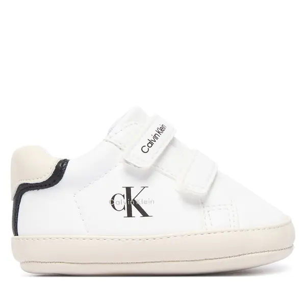 Calvin Klein Cipelice za bebe (ne za hodanje) Calvin Klein V0B9-83437-1582 Bijela
