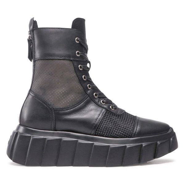 AGL Čizme AGL Blondie High D943507PGKZ098F970 Nero