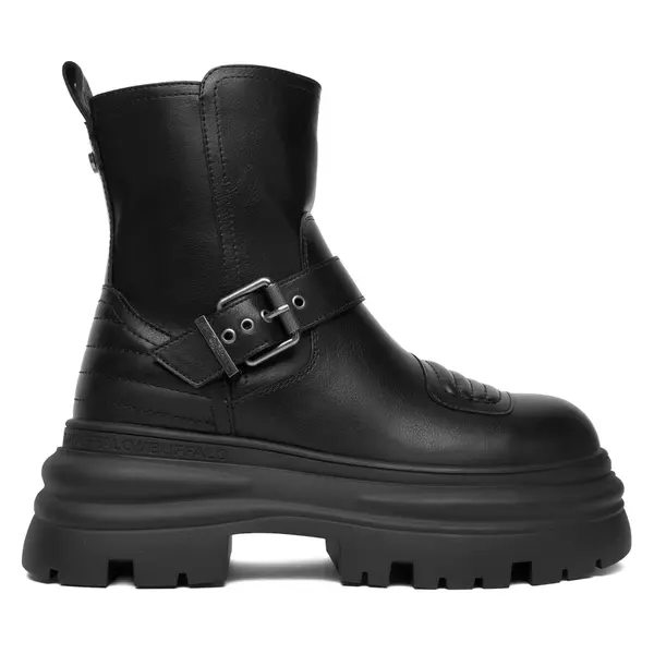 Buffalo Čizme Buffalo Dione Biker Boot Mid 1270127 Crna