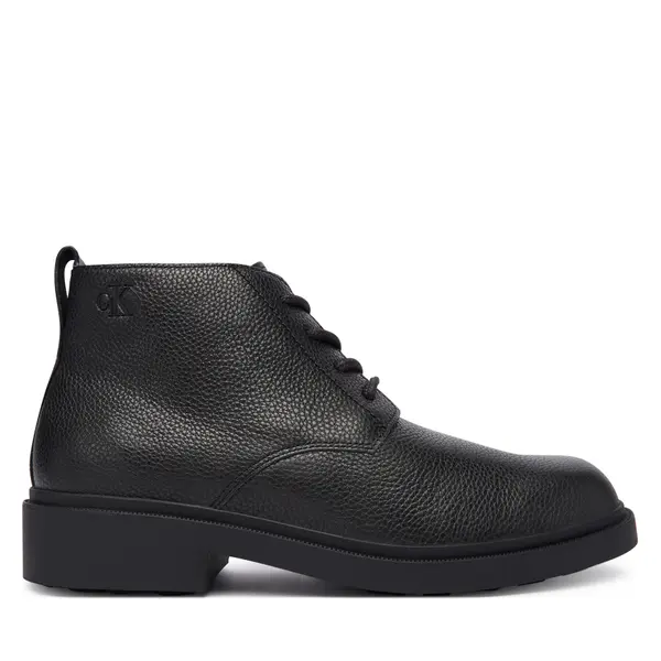 Calvin Klein Čizme Calvin Klein Dress Lug Desert Boot Lth YM0YM01427 Crna
