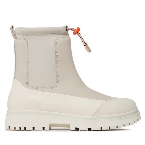 Calvin Klein Jeans Čizme Calvin Klein Jeans Chunky Combat Chelsea Boot Rub YW0YW01065 Eggshell/Creamy White ACF