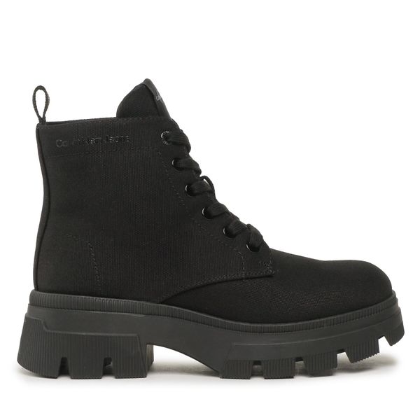 Calvin Klein Jeans Čizme Calvin Klein Jeans Chunky Combat Laceup Boot Co YW0YW01239 Triple Black BEH
