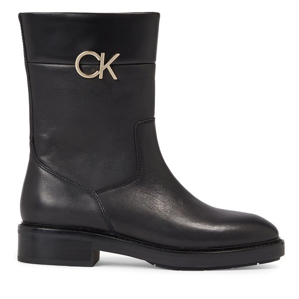 Calvin Klein Čizme Calvin Klein Rubber Sole Ankle Boot W/Hw HW0HW01703 Ck Black BEH