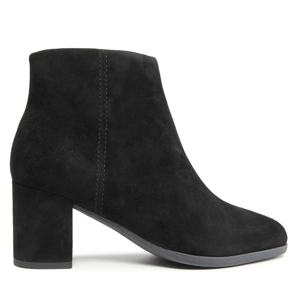 Clarks Čizme Clarks Freva55 Zip 261747594 Black Suede