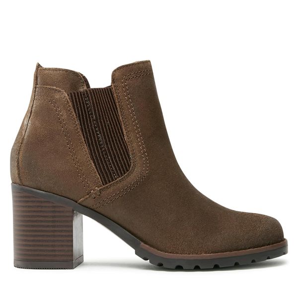 Clarks Čizme Clarks Leda Up 261749634 Dark Olive Suede