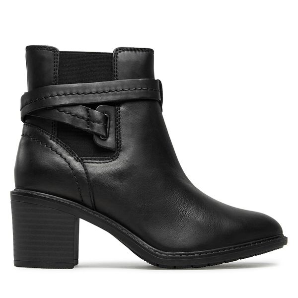 Clarks Čizme Clarks Scene Star 261674624 Black Leather