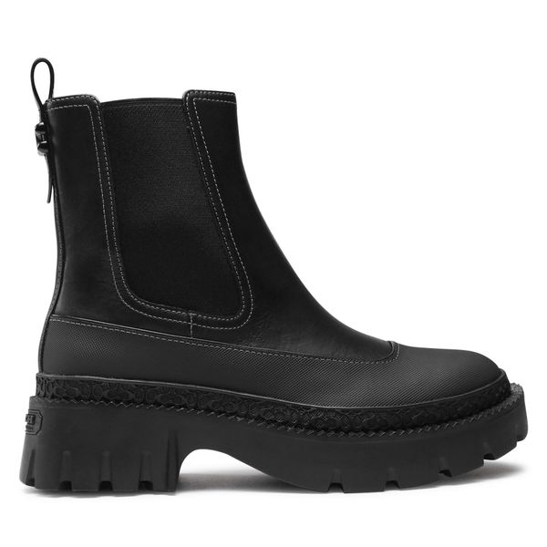 Coach Čizme Coach Jayla Leather Bootie CM770 Black BLK