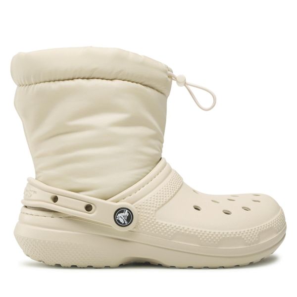 Crocs Čizme Crocs Classic Lined Neo Puff Boot 206630 Bone