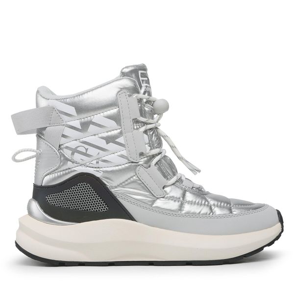 EA7 Emporio Armani Čizme EA7 Emporio Armani X8M005 XK308 R656 Silver/White/Irifesc Mountain