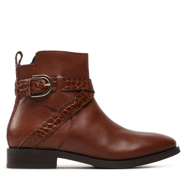 Geox Čizme Geox D Brogue D D262UD 04340 C0013 Smeđa