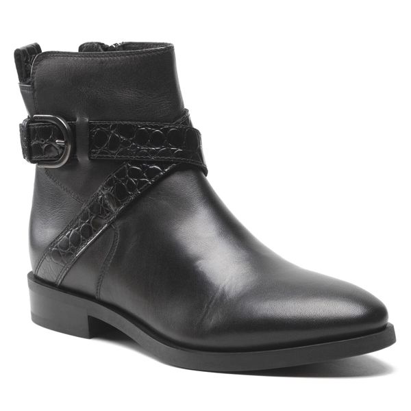 Geox Čizme Geox D Brogue D D262UD 04340 C9999 Black