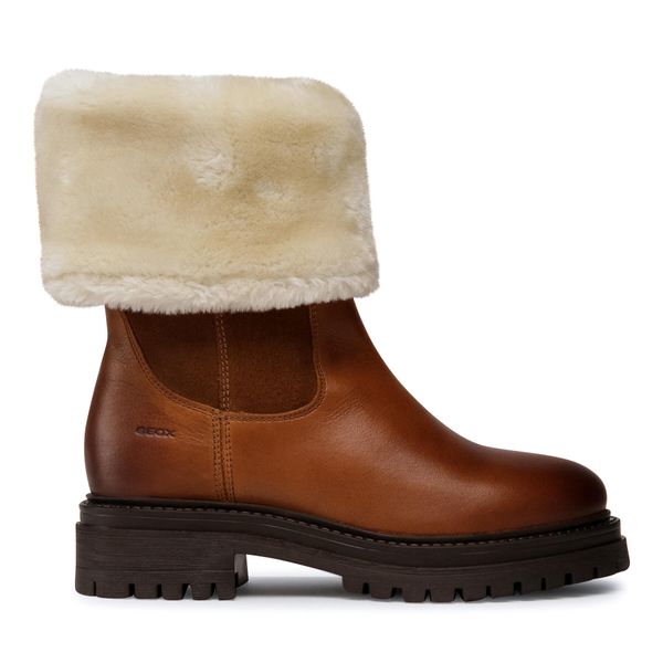 Geox Čizme Geox D Iridea M D04HRM 02246 C6001 Cognac