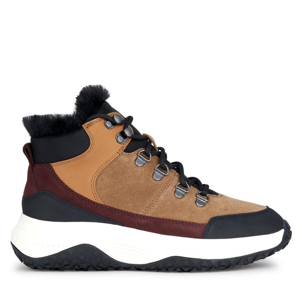 Geox Čizme Geox D Oliviera + Grip D36VNC 02232 CS69B Toffee/Black