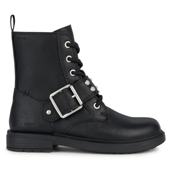 Geox Čizme Geox Jr Eclair J369QD 000BU C9999 S Crna
