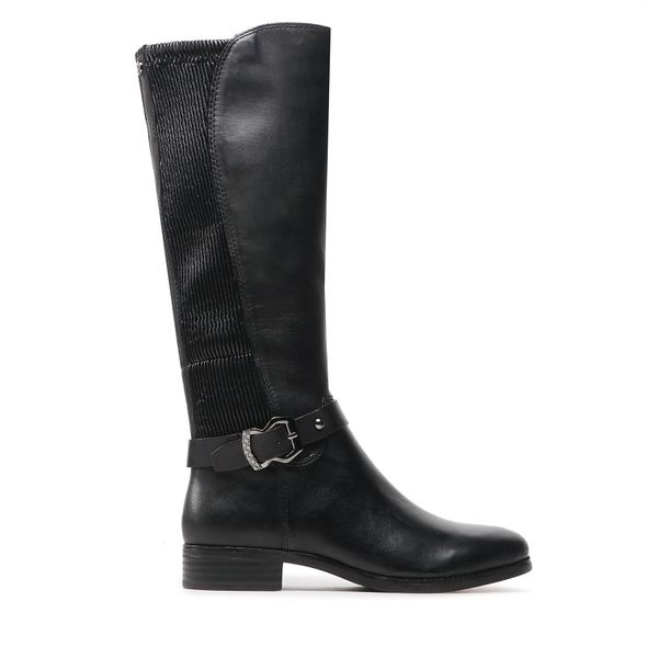 Caprice Čizme ispod koljena Caprice 9-25509-29 Black Comb 019