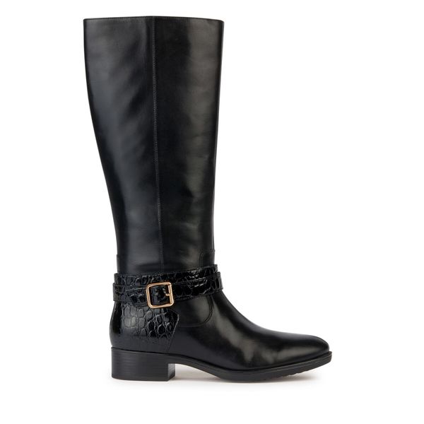 Geox Čizme ispod koljena Geox D Felicity D36G1A 04340 C9999 Black